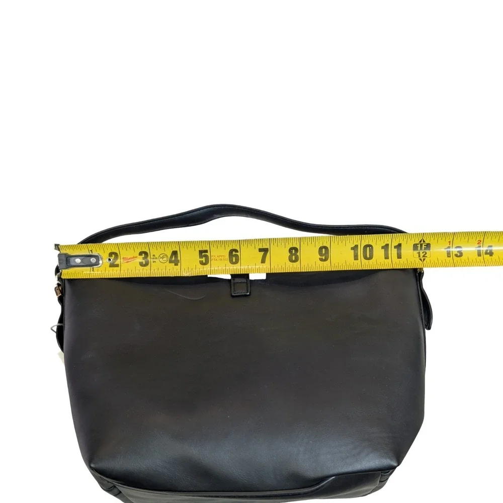 ⭐B5.  a new day - Black Purse With Detachable Crossbody Strap Gold Buckle NWT
